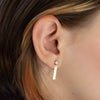 Dainty Minimalism: Tiny Bar Stud Earrings for Subtle Elegance