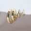 Chunky Gold Hoop Earrings