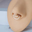 Circle Fake Septum Ring Clip On Nose Faux Body Jewelry