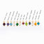 Birthstone Hoop Earrings