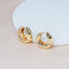 Chunky Gold Hoop Earrings