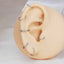 Hypoallergenic Gold Hoop Clicker Piercing