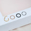 Hypoallergenic Gold Hoop Clicker Piercing