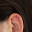 Set of 2 Ear Cuffs - Criss Cross Ear Cuff, Double Ear Cuff