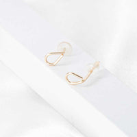 Dainty Gold Filled Circle Stud Earrings