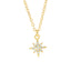 North Star Necklace Gold