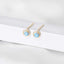 Oceanic Serenity: Handmade Wave Stud Earrings - Captivating Elegance