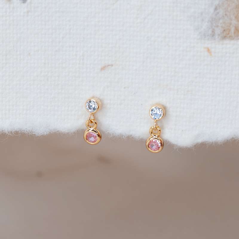 CZ Tiny Stud Earrings