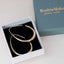 Gold Teardrop Hoop Earrings