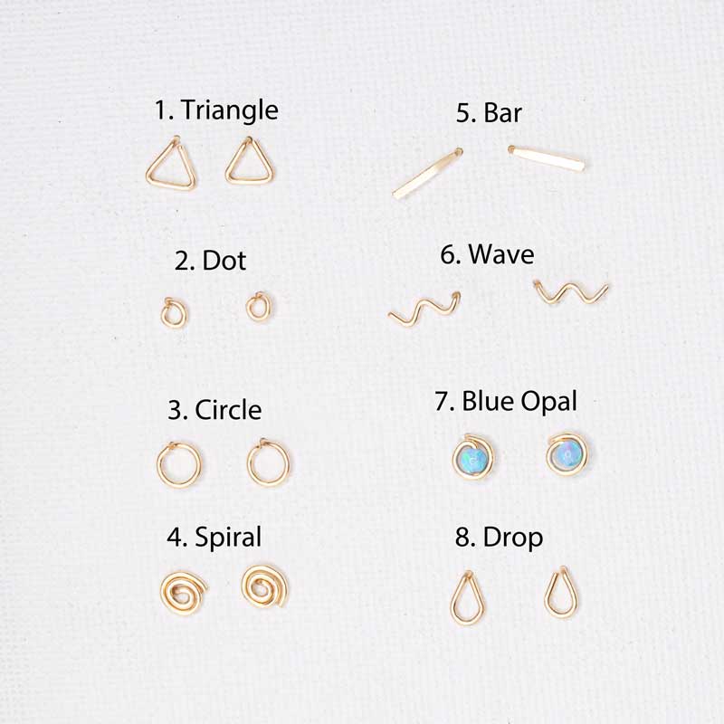 Mesmerizing Blues: Handmade Blue Opal Stud Earrings - Elegance Defined