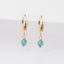 December Birthstone Hoop Earrings