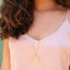 Gold Karma Circle Necklace