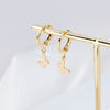 Tiny Butterfly Hoops Earrings