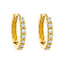 CZ Huggie Hoop Earrings - Sparkling and Stylish Jewelry for Any Occasion