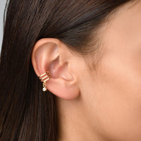 Ear Cuff With Cubic Zirconia Charm