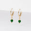 October Birthstone Hoop Earrings