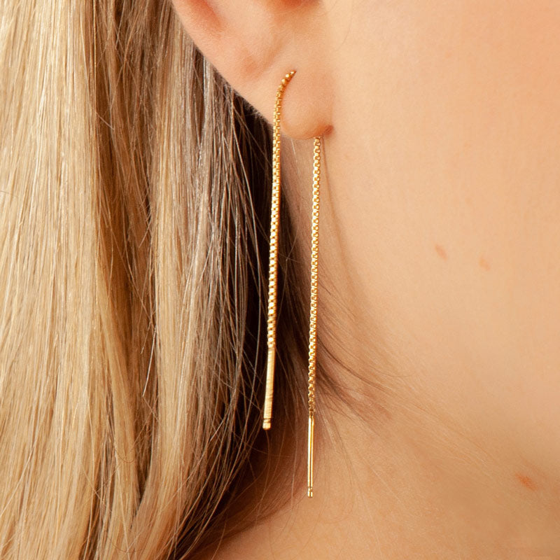 Long Staple Threader Earrings – Common Deer