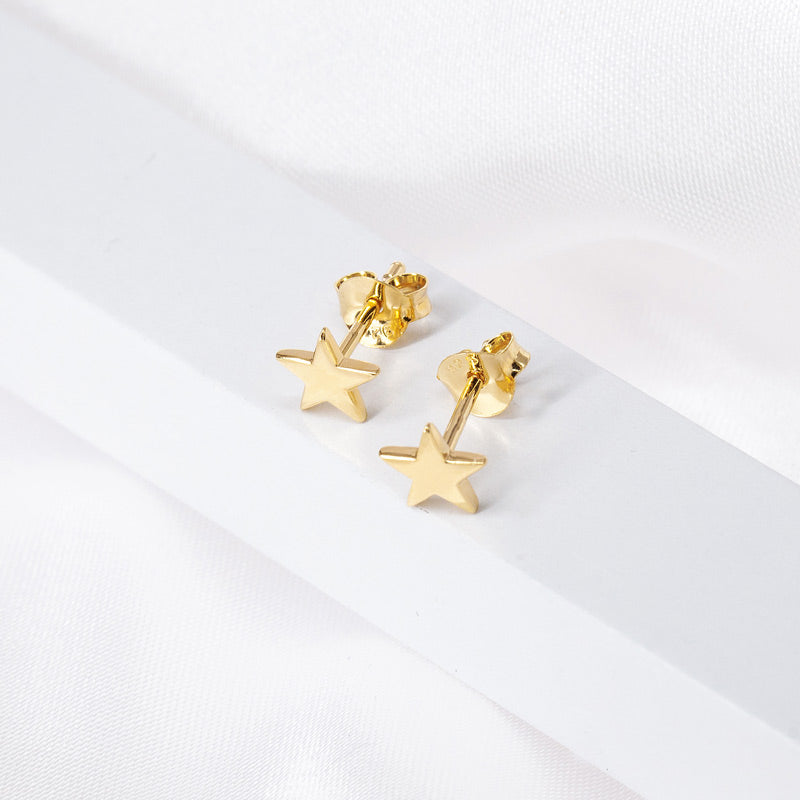Tiny Star Stud Earrings for Effortless Style