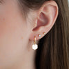 Honeycomb Hoops Earrings
