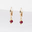 October Birthstone Hoop Earrings