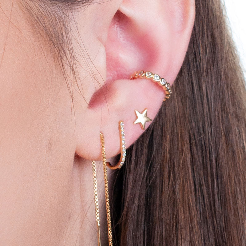 Tiny Star Stud Earrings for Effortless Style